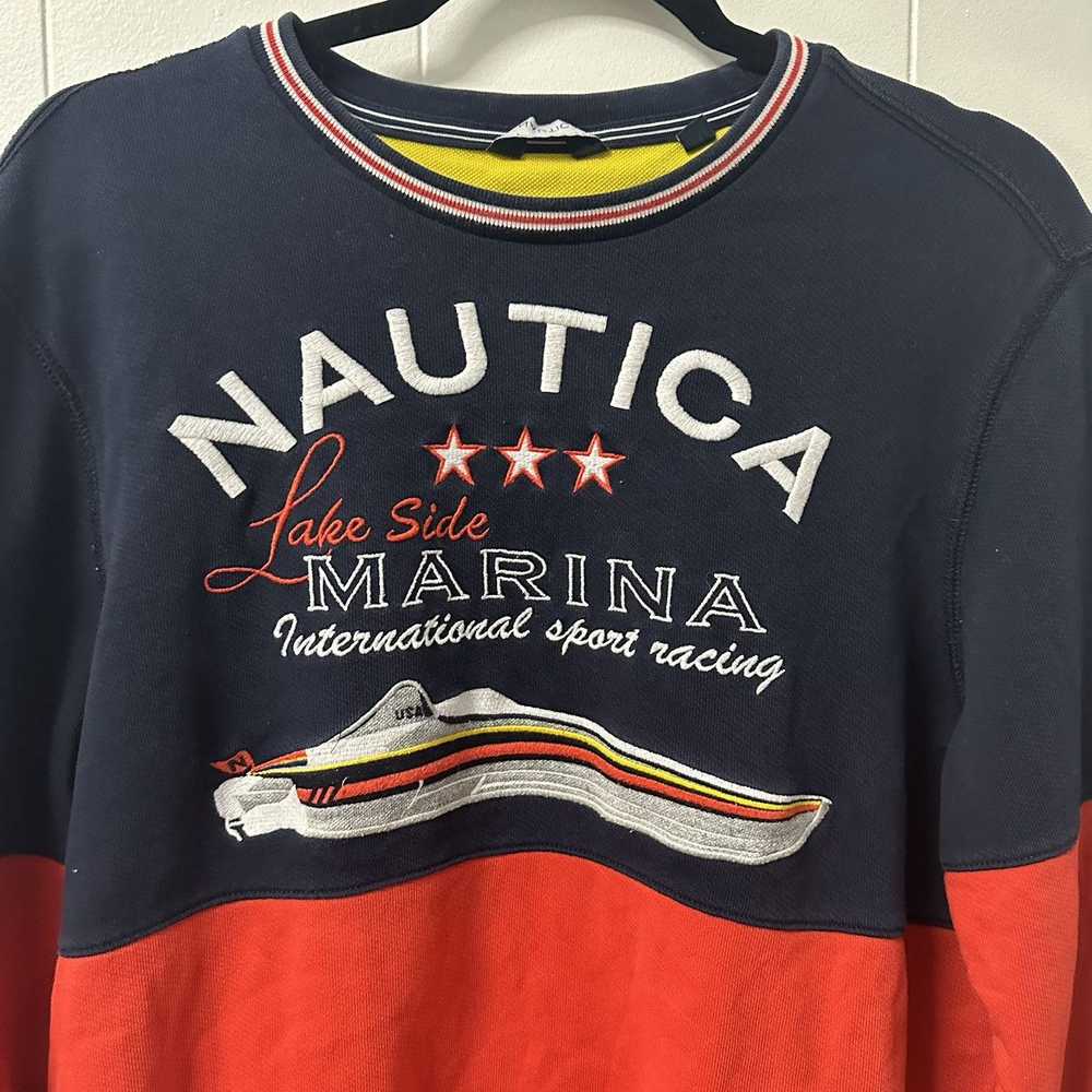 Nautica Vintage NAUTICA Boat Crewneck Size Medium - image 3