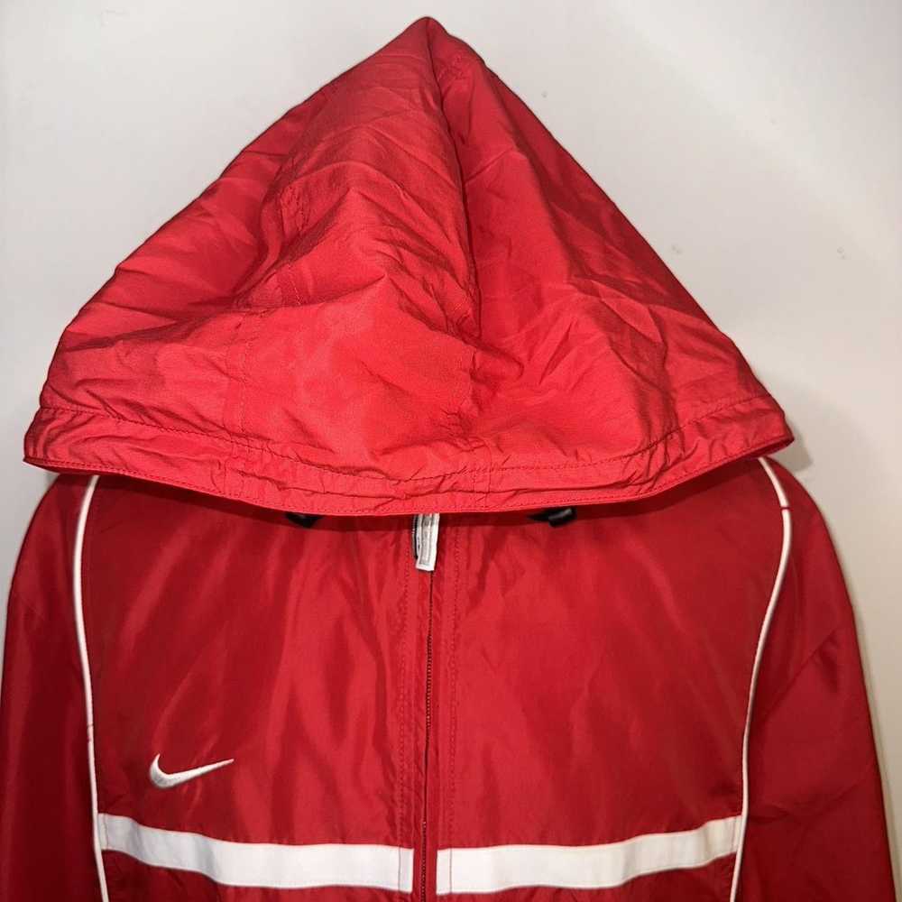 Nike × Vintage Nike Vintage Soccer Red/White Jack… - image 6