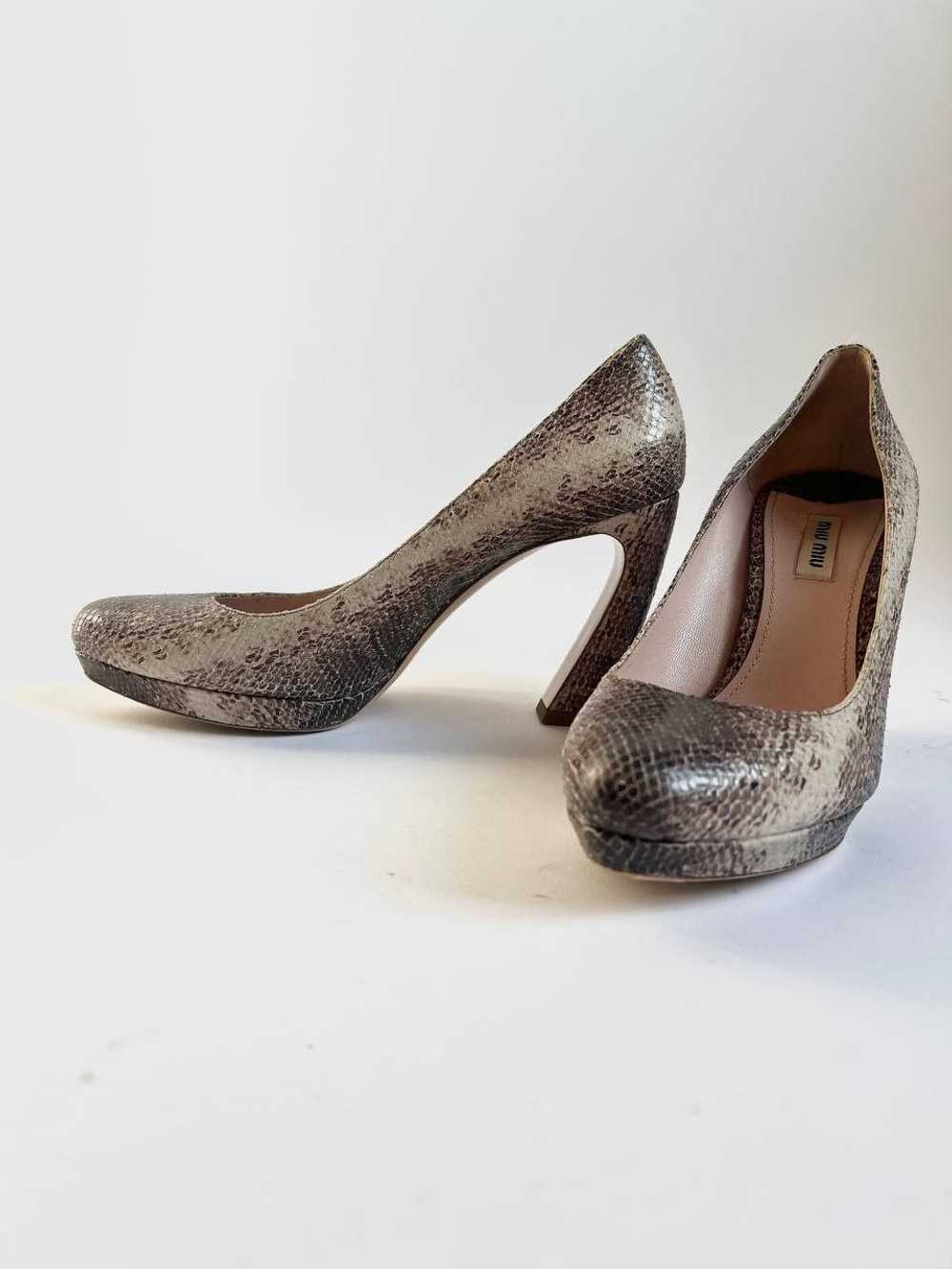 Miu Miu Miu Miu Python High Heels FW99 - image 7