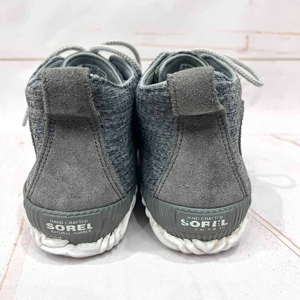 Sorel Out-N-About Plus Grey Knit Waterproof Duck … - image 7