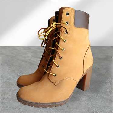 Timberland Glancy 6 inch Lace-Up Boots, Tan Suede… - image 1