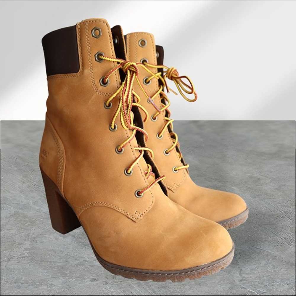 Timberland Glancy 6 inch Lace-Up Boots, Tan Suede… - image 3