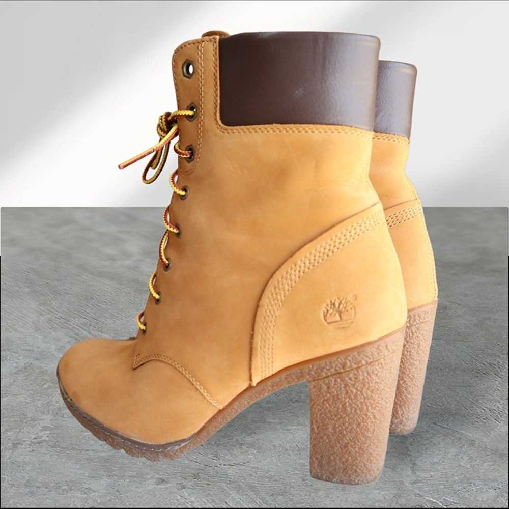 Timberland Glancy 6 inch Lace-Up Boots, Tan Suede… - image 7