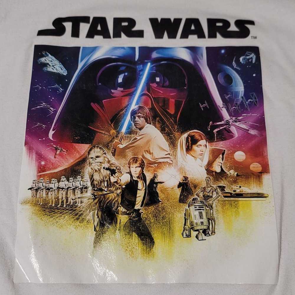 【STAR WARS】Episode 4 A New Hope Poster T-shirt - image 2