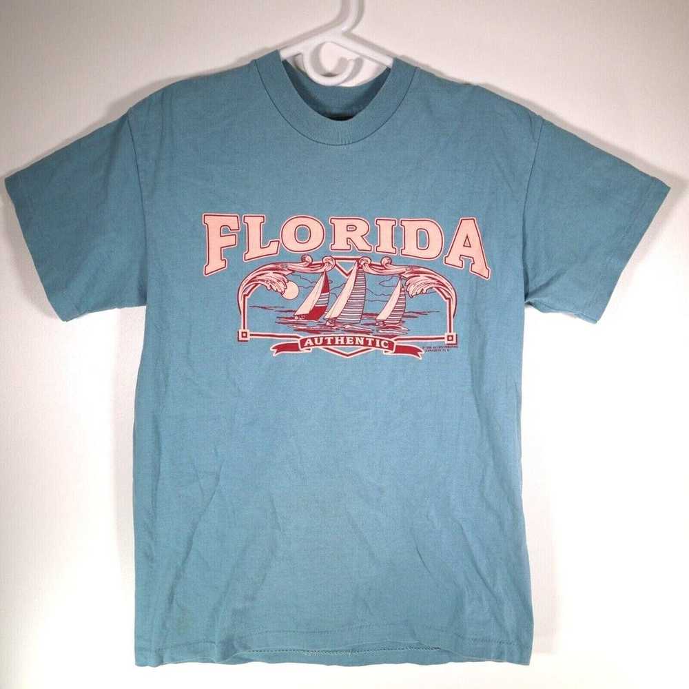 Florida Authentic Vintage Single Stitch Tshirt 19… - image 1