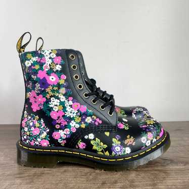 Dr. Martens 1460 Pascal Black Floral Women's Boot… - image 1