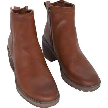 ZODIAC Women's Greyson Booties in Cognac Faux Lea… - image 1