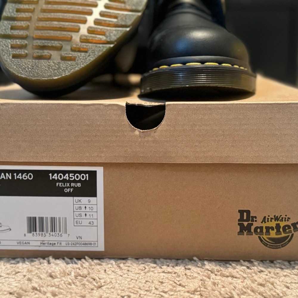 Dr Martens Vegan 1460 'Felix Rub Off - Black - image 5