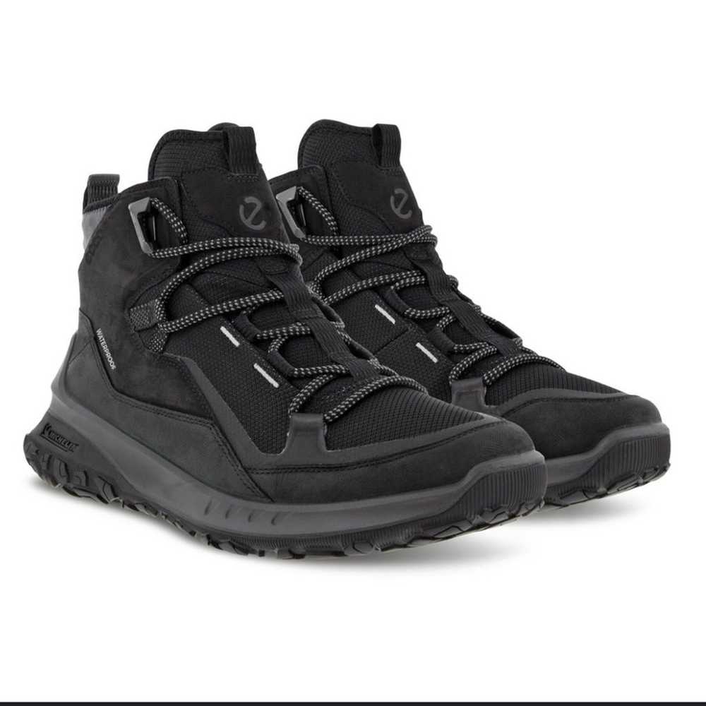 NWOT ECCO Mx GTX Mid Gore-tex Ankle Black Boots  … - image 2