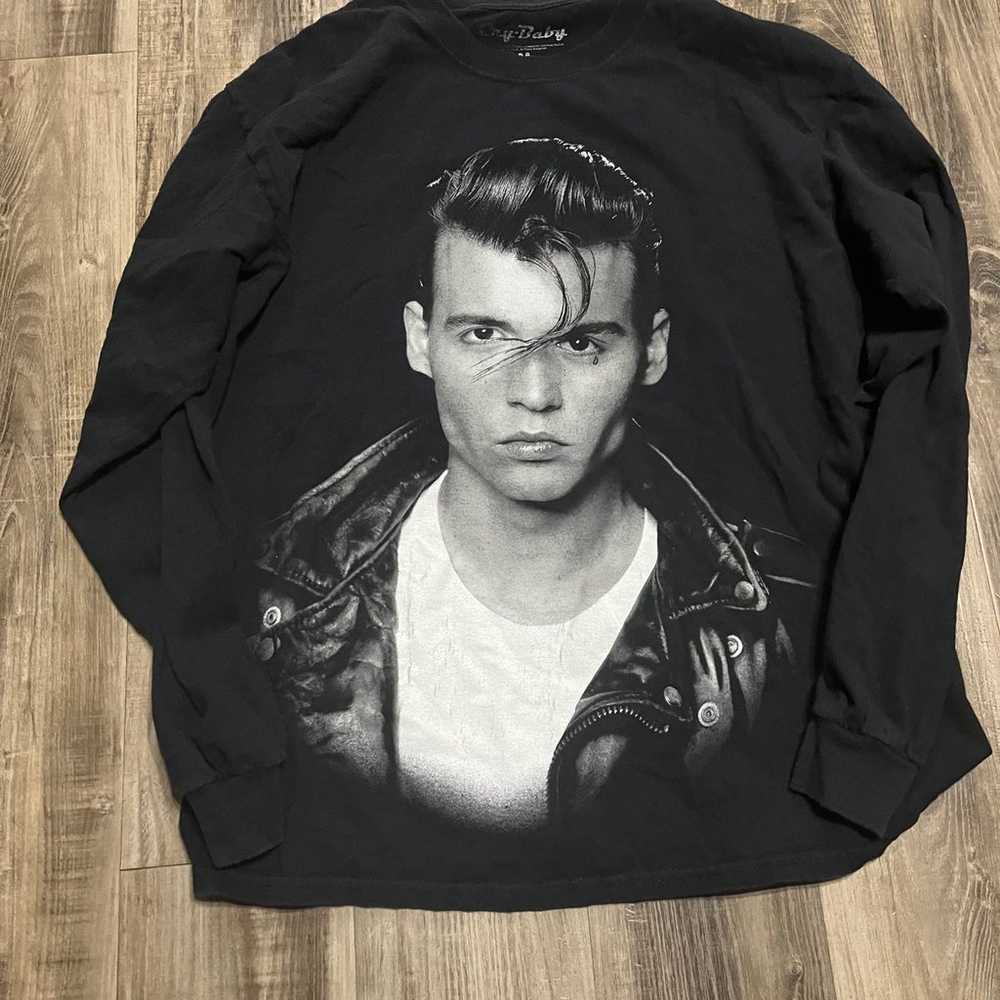 Johnny depp cry baby long sleeve shirt - image 1