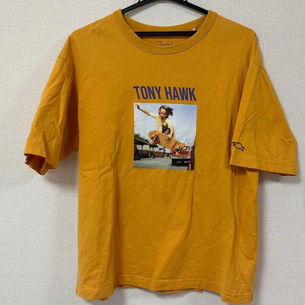 Tony Hawk Print T-shirt, Size M, Yellow. - image 2