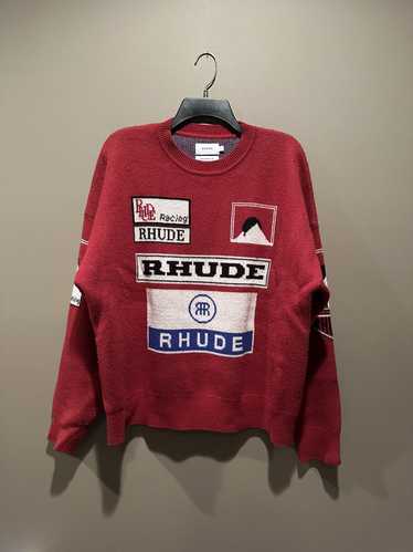 Rhude Rhude Ayrton Intarsia Knit Pullover Sweater