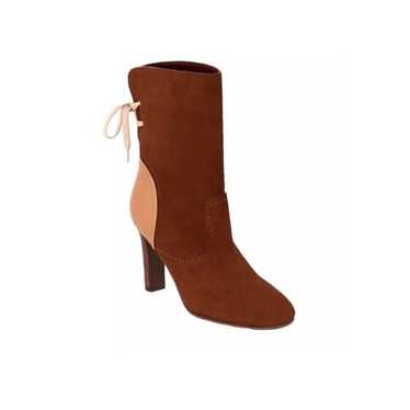 See By Chloe Boots Womens Sz 41 Brown Suede Lara … - image 1