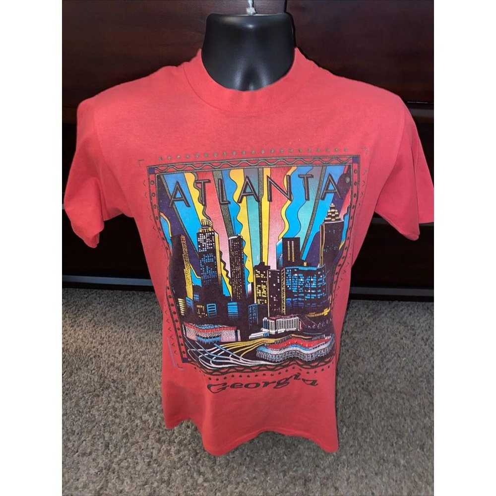 Vintage Atlanta Tourist Destination Graphic T-Shi… - image 1