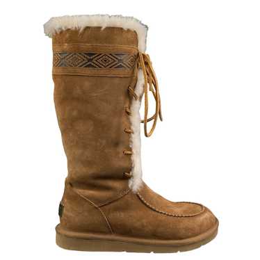 UGG Women's Brown Tularosa Brown Suede Aztec Snow… - image 1