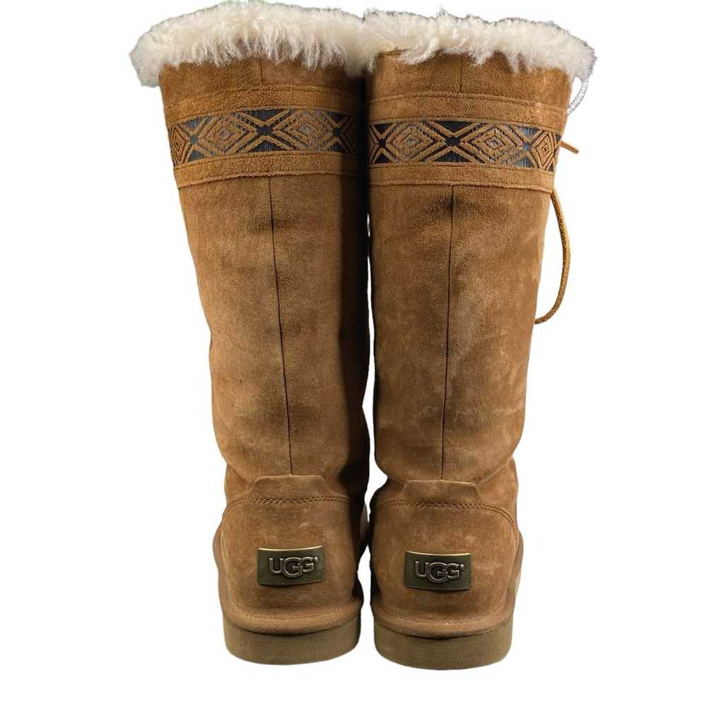 UGG Women's Brown Tularosa Brown Suede Aztec Snow… - image 8