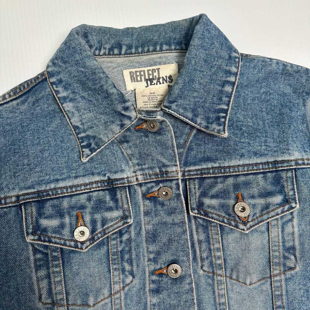 Vintage Vintage Reflect Jeans Denim Jacket Women'… - image 2