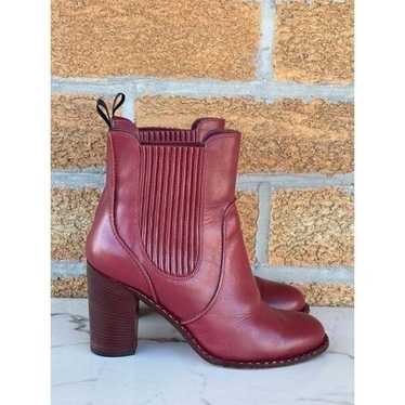 Marc By Marc Jacobs burgundy leather boots 37