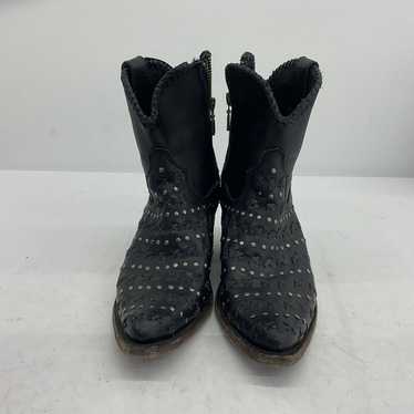 Liberty Black Women's Studded Braided Western Boo… - image 1