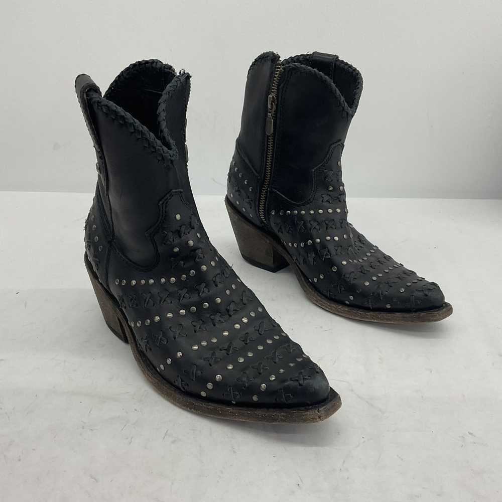 Liberty Black Women's Studded Braided Western Boo… - image 3