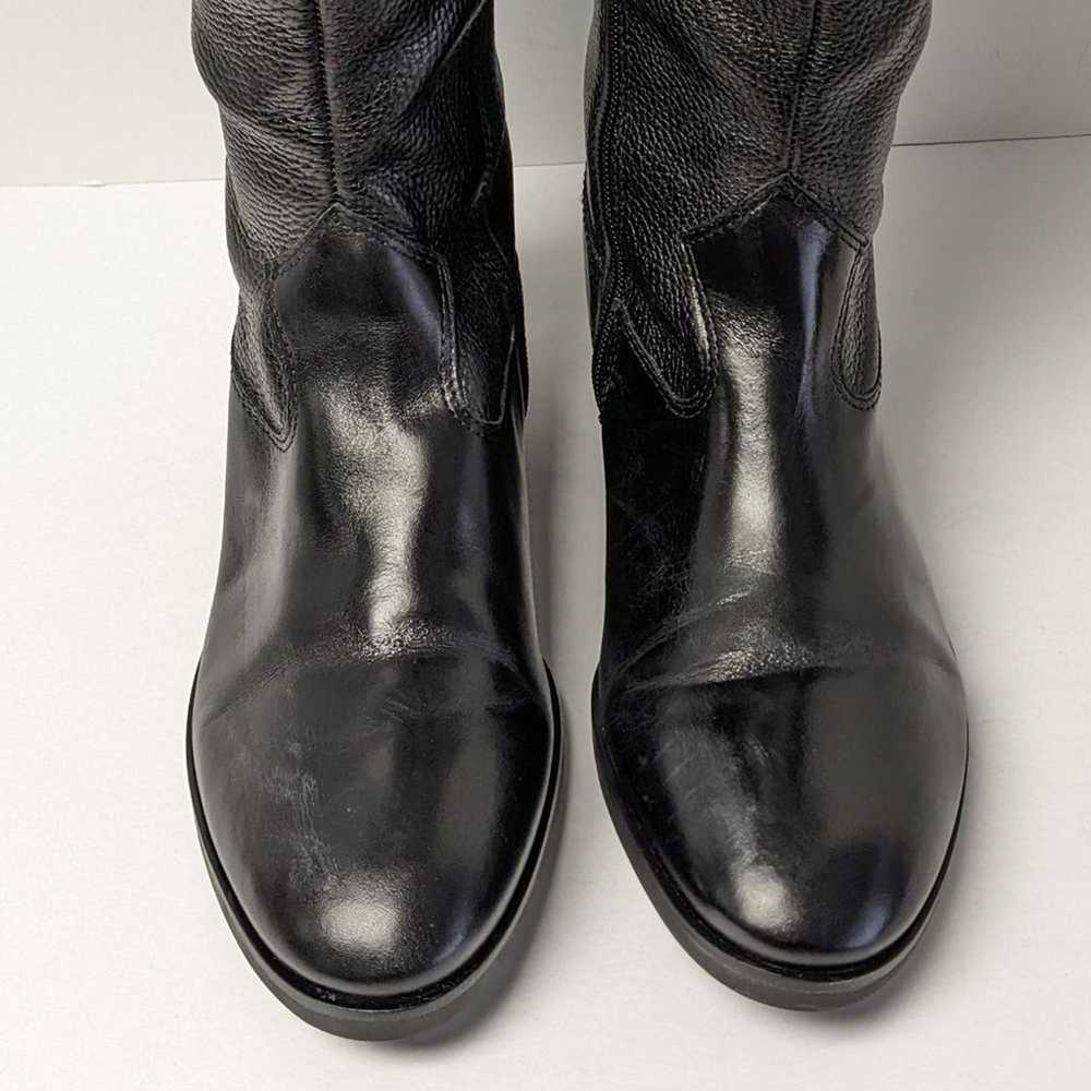 Vince Camuto Selpisa Tall Boots, Black Leather, W… - image 3