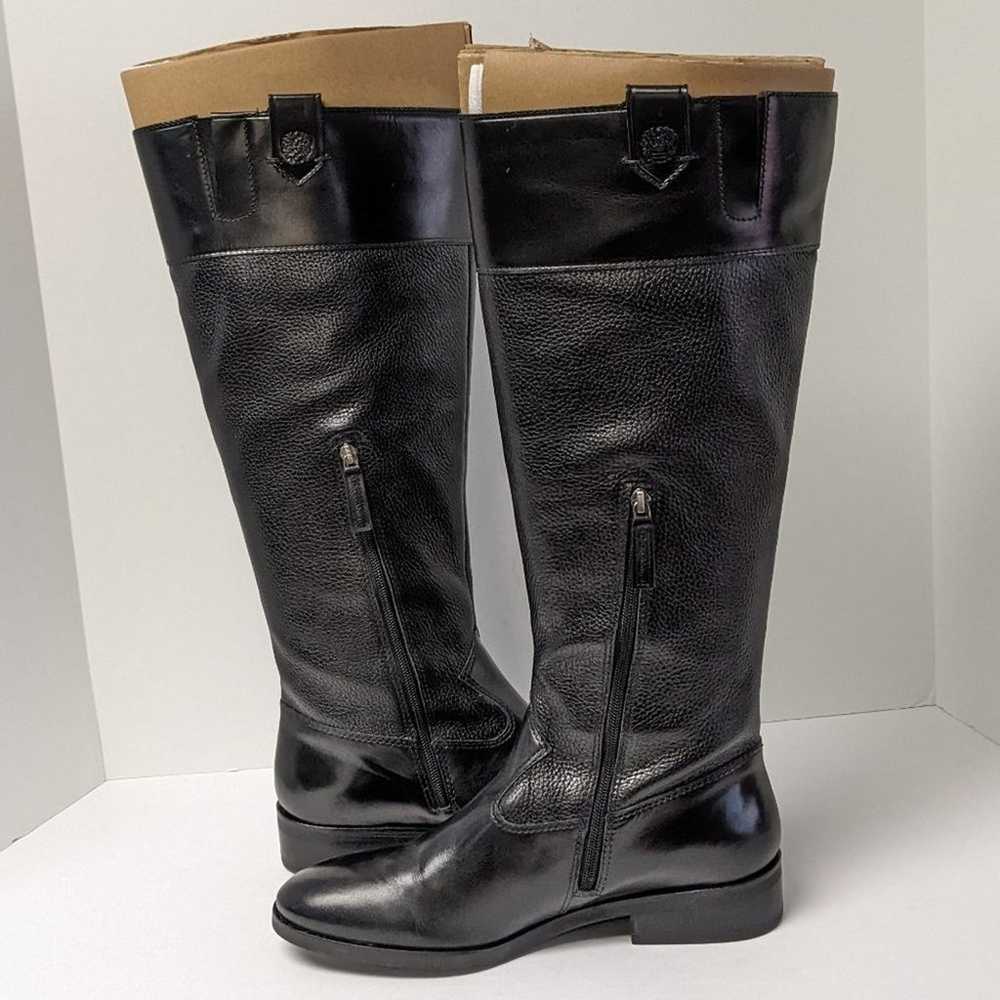 Vince Camuto Selpisa Tall Boots, Black Leather, W… - image 5