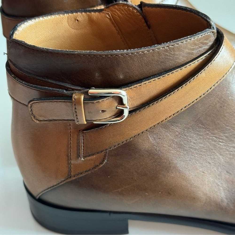 Ron White Equestrian Style Ankle Brown Boots - image 4