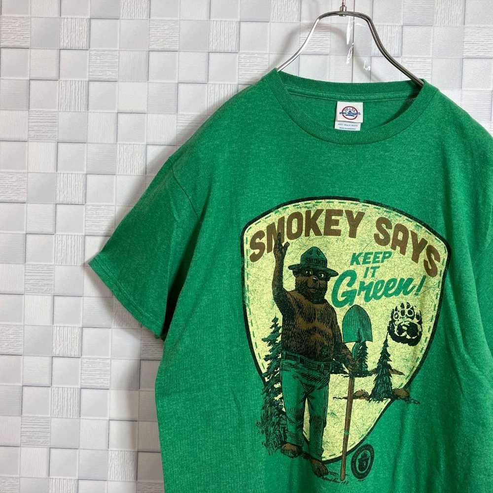 DELTA PRO WEIGHT Smokey Bear T-shirt Vintage M - image 1