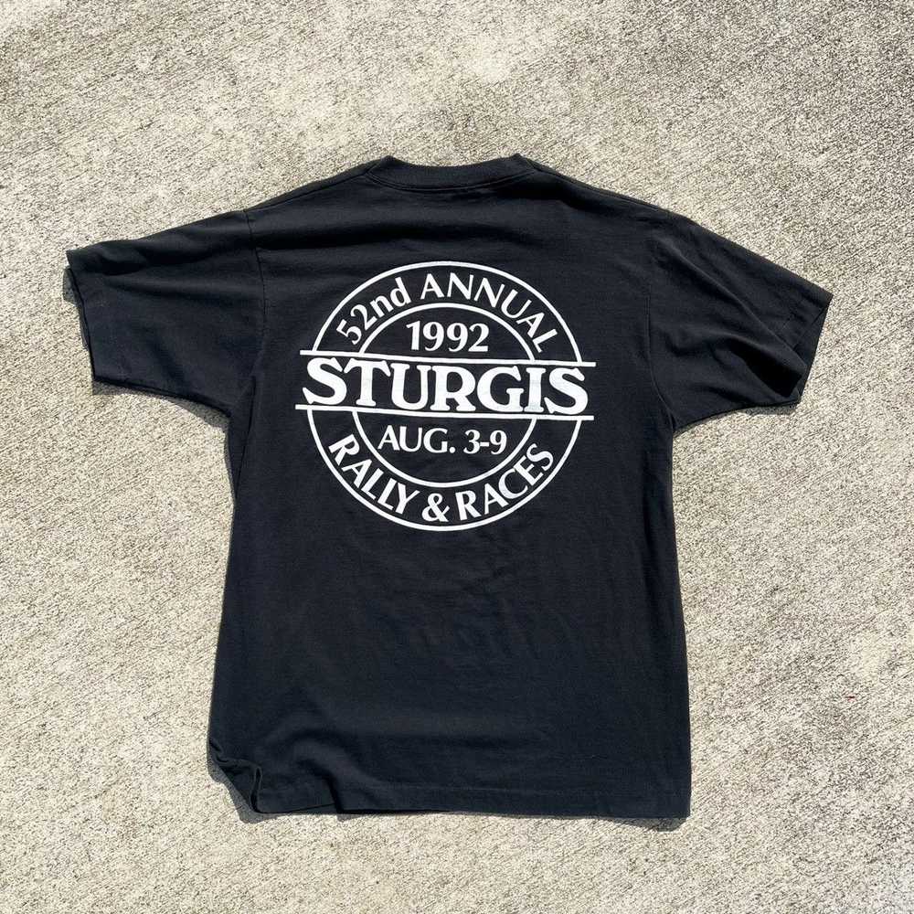 Streetwear × Vintage Vintage Rare 1992 Sturgis Bi… - image 2