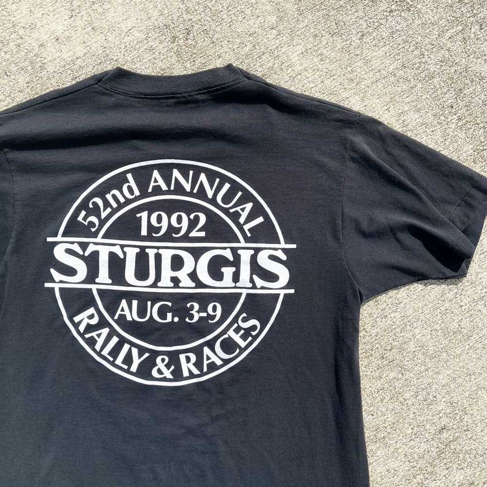 Streetwear × Vintage Vintage Rare 1992 Sturgis Bi… - image 5