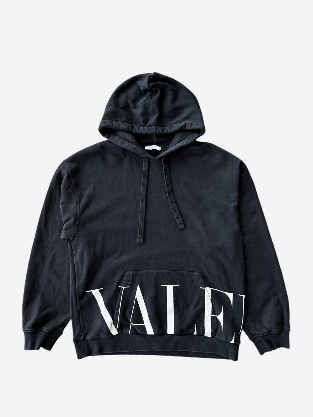 Valentino Valentino Black & White Logo Hoodie - image 1