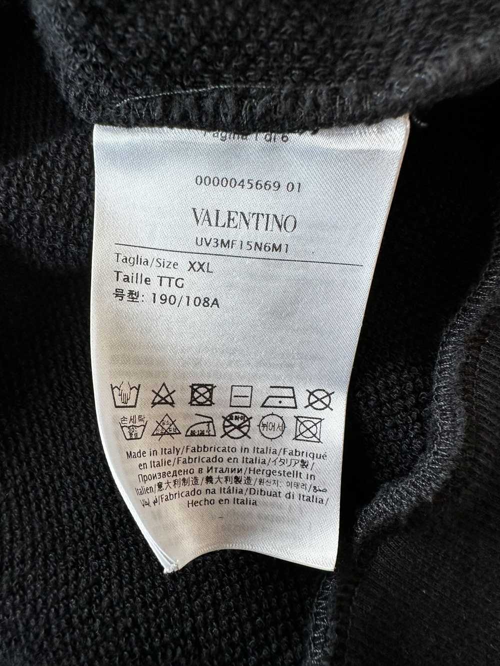 Valentino Valentino Black & White Logo Hoodie - image 4