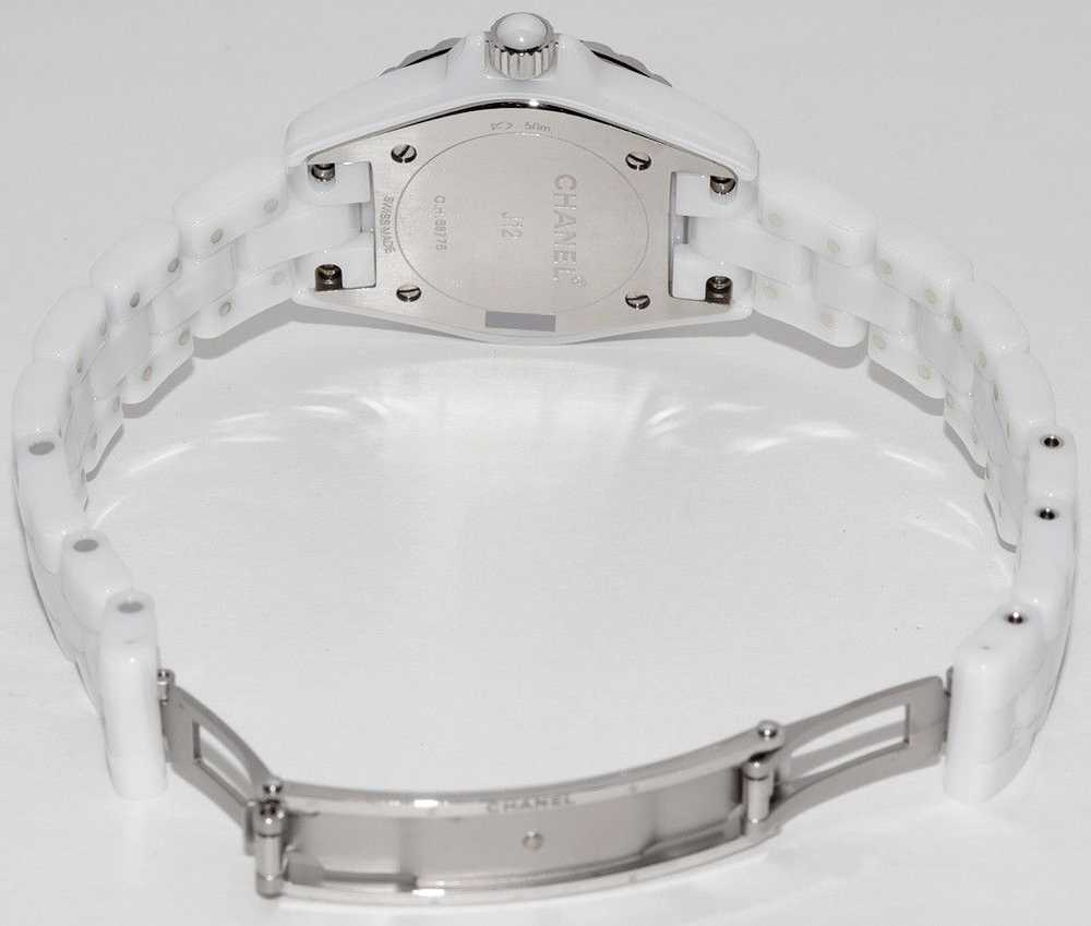 Chanel Chanel Chanel J12 White Ceramic Stainless … - image 2