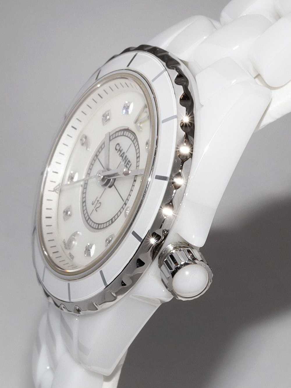 Chanel Chanel Chanel J12 White Ceramic Stainless … - image 3