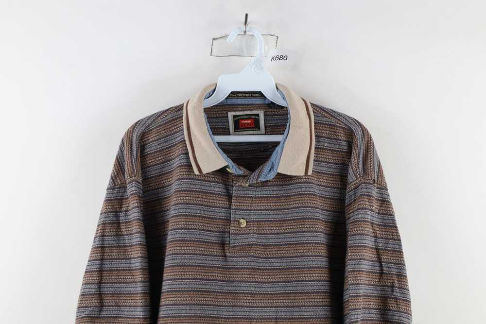 Vintage × Wrangler Vintage 90s Wrangler Striped K… - image 2