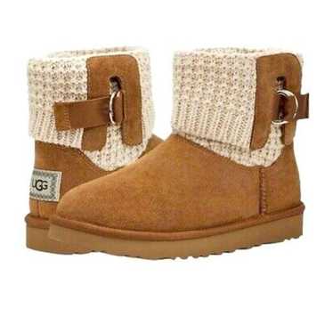 UGG classic solene mini knit boots