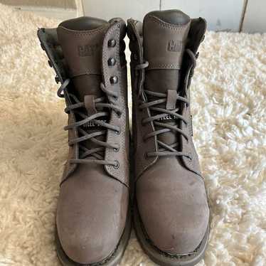 Steel toed boots