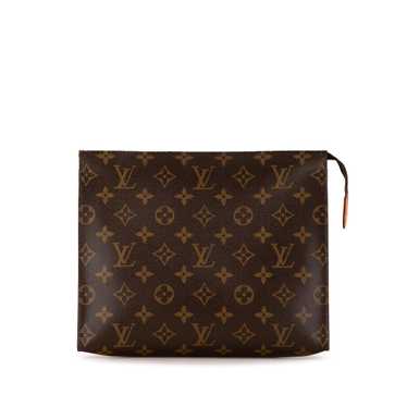 Brown Louis Vuitton Monogram Toiletry Pouch 26