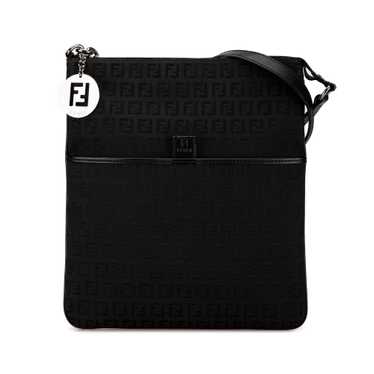 Black Fendi Zucchino Canvas Crossbody