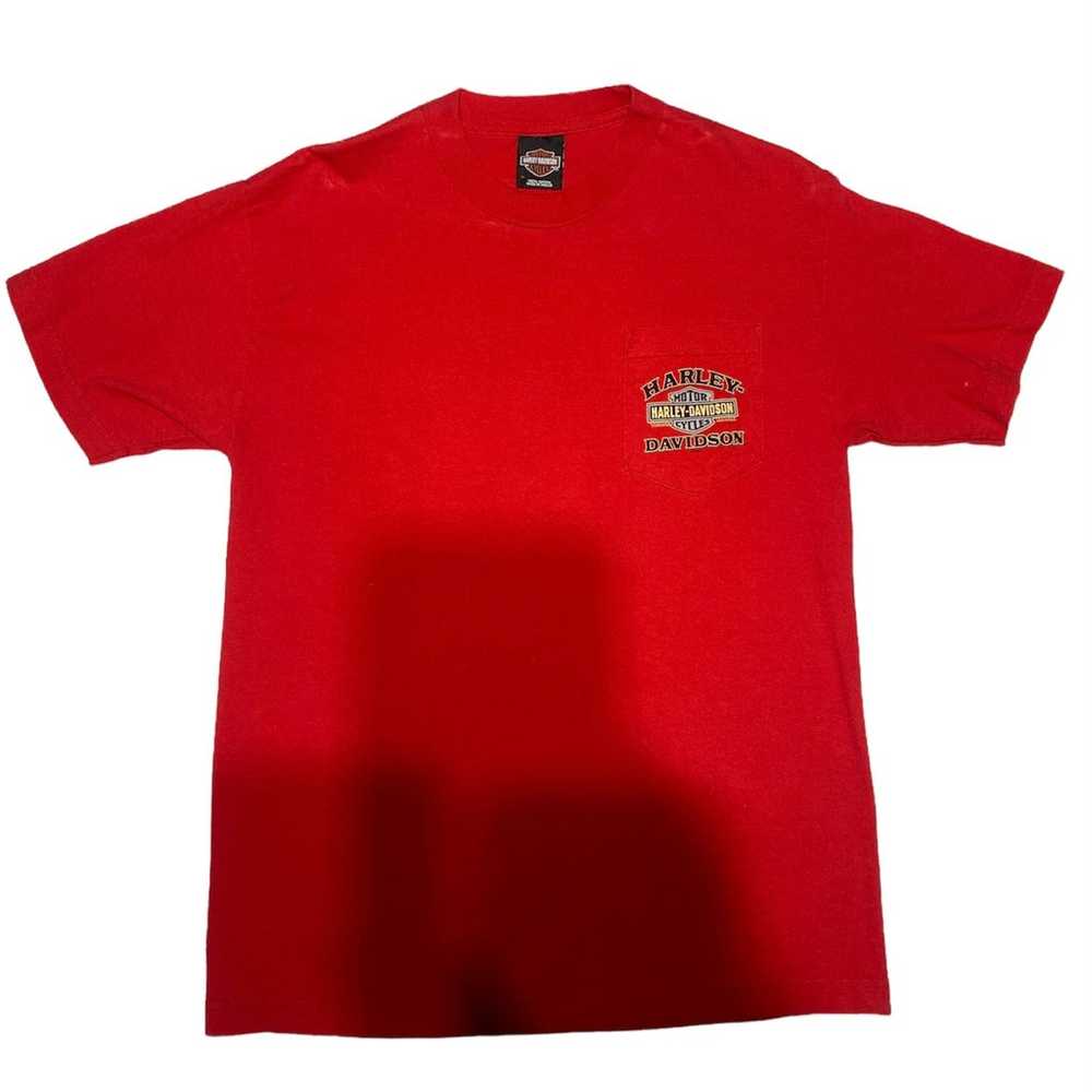 Red Harley Davidson shirt - image 1