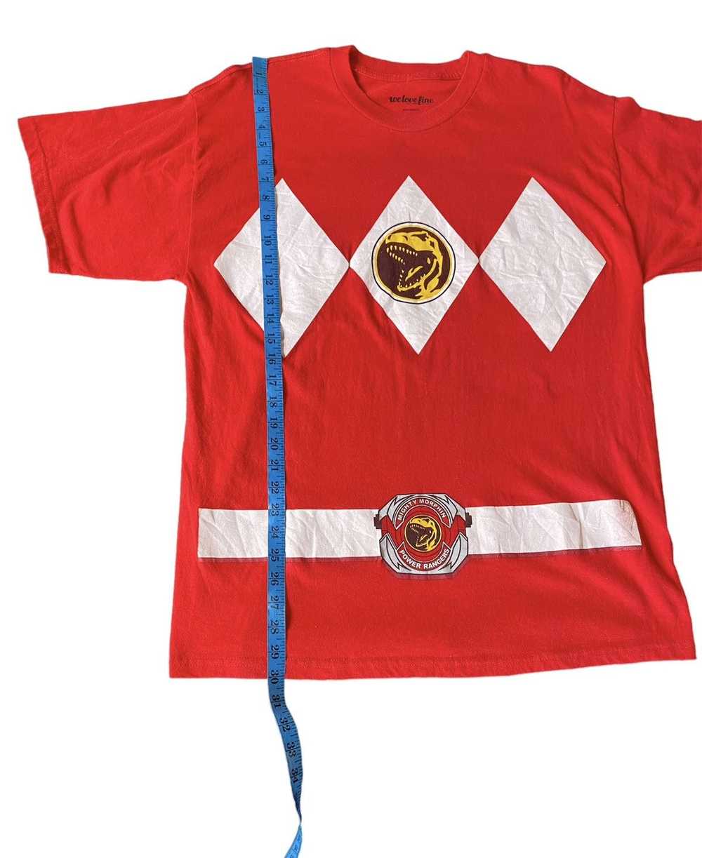 Movie × Vintage Red Power Ranger T Shirt Retro Co… - image 7