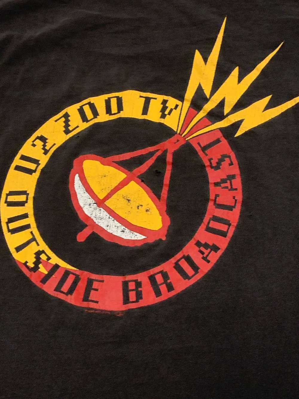 Band Tees × Made In Usa × Vintage 1992 U2 Broadca… - image 7