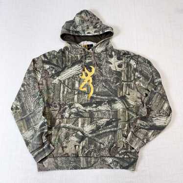 Camo × Mossy Oaks × Vintage Y2K Browning Deer Hood