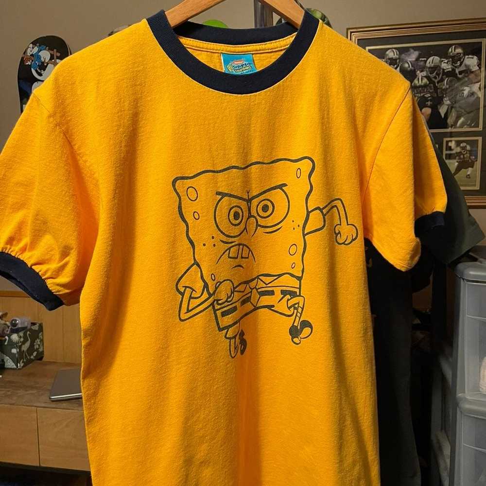 Vintage 2002 SpongeBob Square pants shirt - image 2