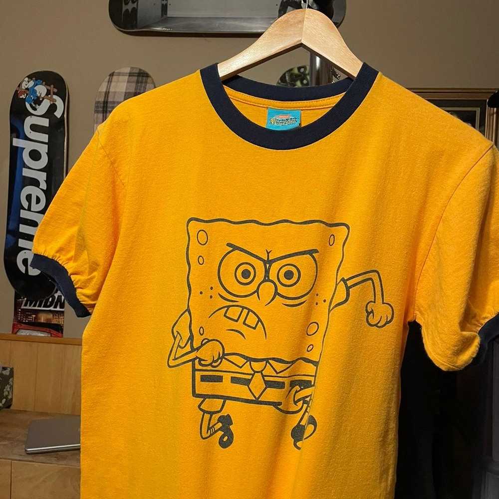 Vintage 2002 SpongeBob Square pants shirt - image 3