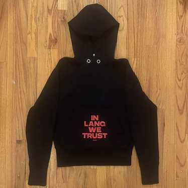 Helmut lang in lang we trust hoodie on sale