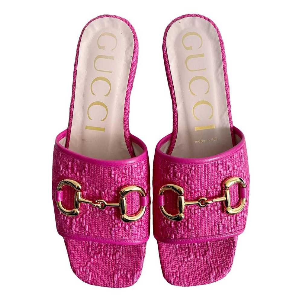 Gucci Marmont leather sandal - image 1