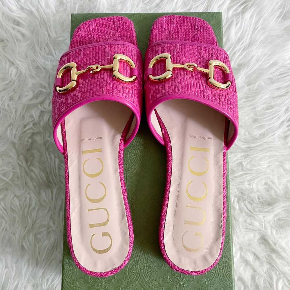 Gucci Marmont leather sandal - image 4