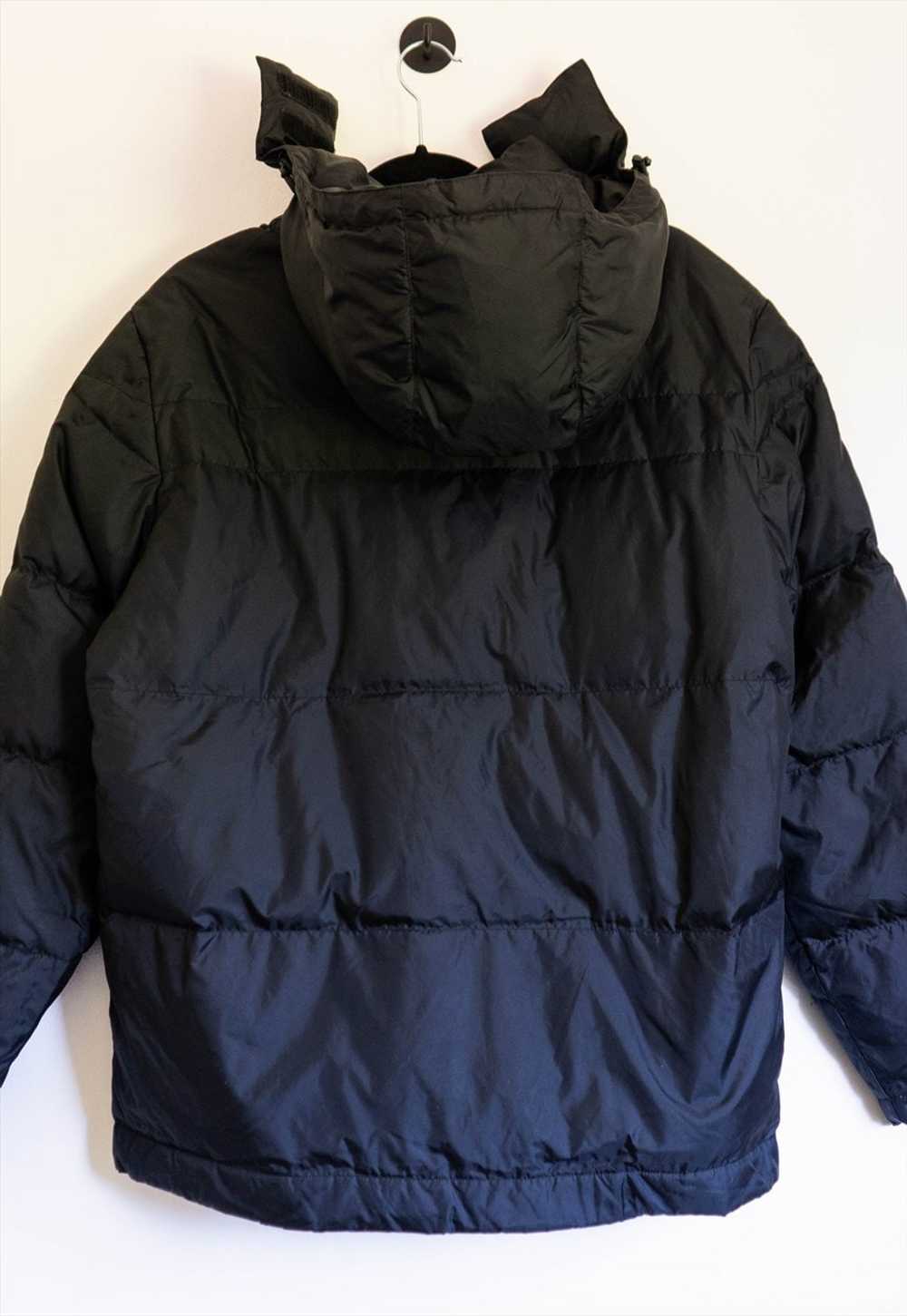 Unisex Vintage 90s Kappa Black Puffer Coat Jacket… - image 2