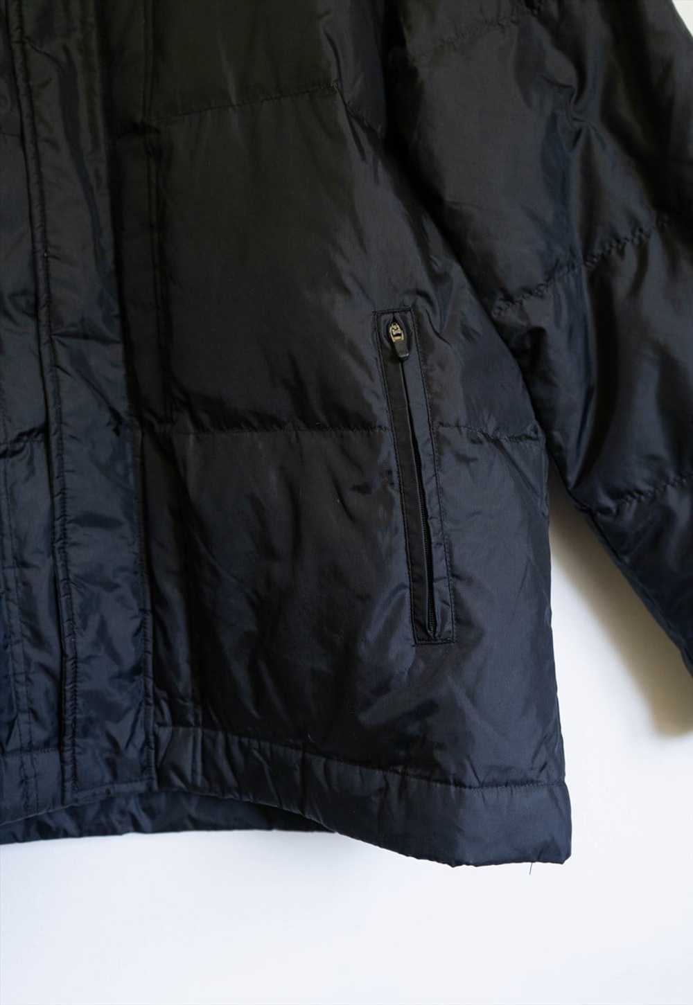 Unisex Vintage 90s Kappa Black Puffer Coat Jacket… - image 3